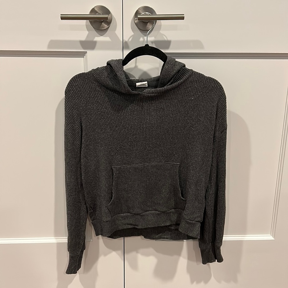 Gap Kids Softspun Hoodie, Color: Dark Grey